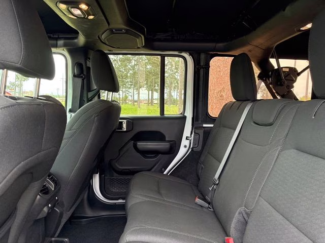 2020 Bright White Clearcoat Jeep Wrangler Unlimited Sport S 4X4 SUV