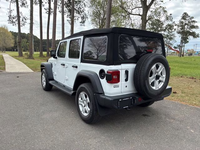 2020 Bright White Clearcoat Jeep Wrangler Unlimited Sport S 4X4 SUV