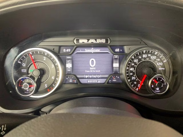 2023 Bright White Clearcoat Ram 1500 Big Horn 4X4 Truck