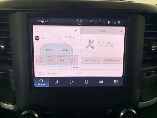 2023 Bright White Clearcoat Ram 1500 Big Horn 4X4 Truck