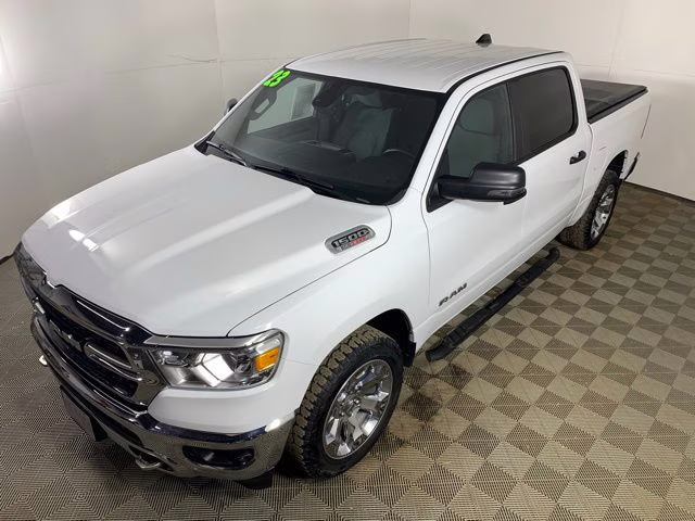 2023 Bright White Clearcoat Ram 1500 Big Horn 4X4 Truck
