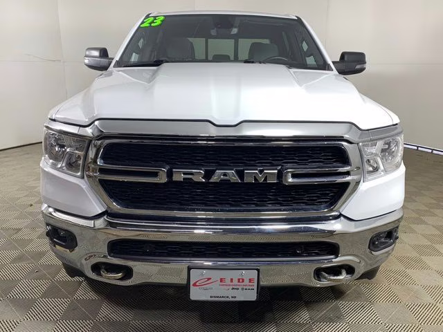 2023 Bright White Clearcoat Ram 1500 Big Horn 4X4 Truck