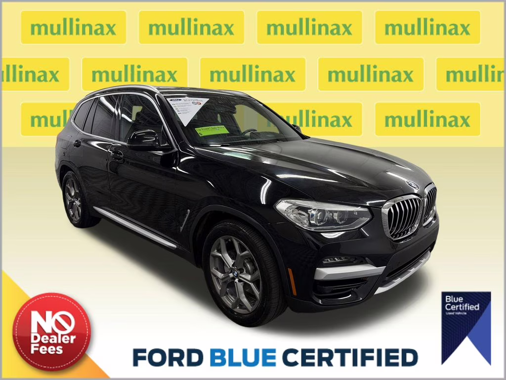 2020 Jet Black BMW X3 sDrive30i RWD SUV