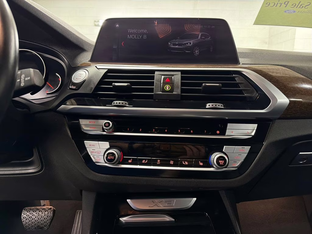 2020 Jet Black BMW X3 sDrive30i RWD SUV