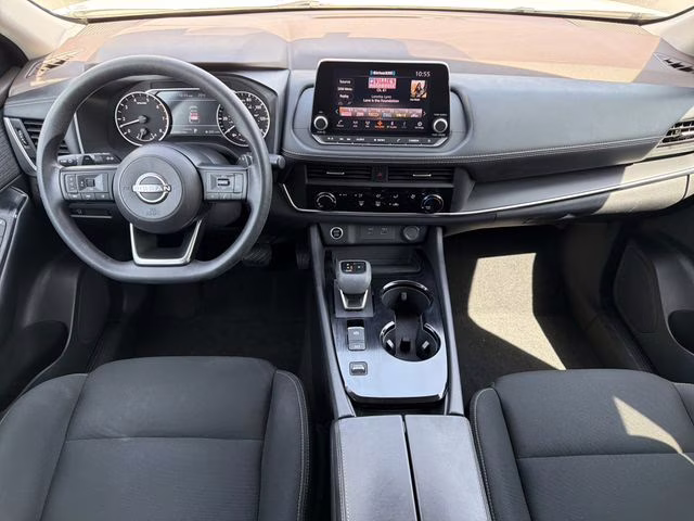 2023 Glacier White Nissan Rogue S FWD SUV