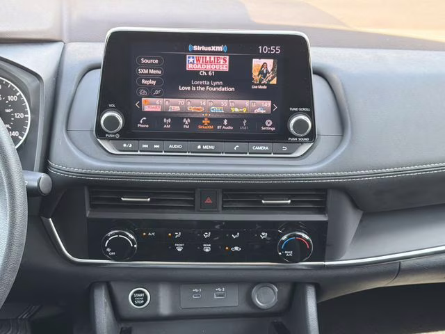 2023 Glacier White Nissan Rogue S FWD SUV