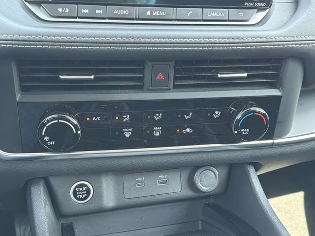 2023 Glacier White Nissan Rogue S FWD SUV