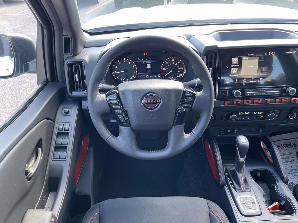 2026 Glacier White Nissan Frontier PRO-4X 4X4 Truck