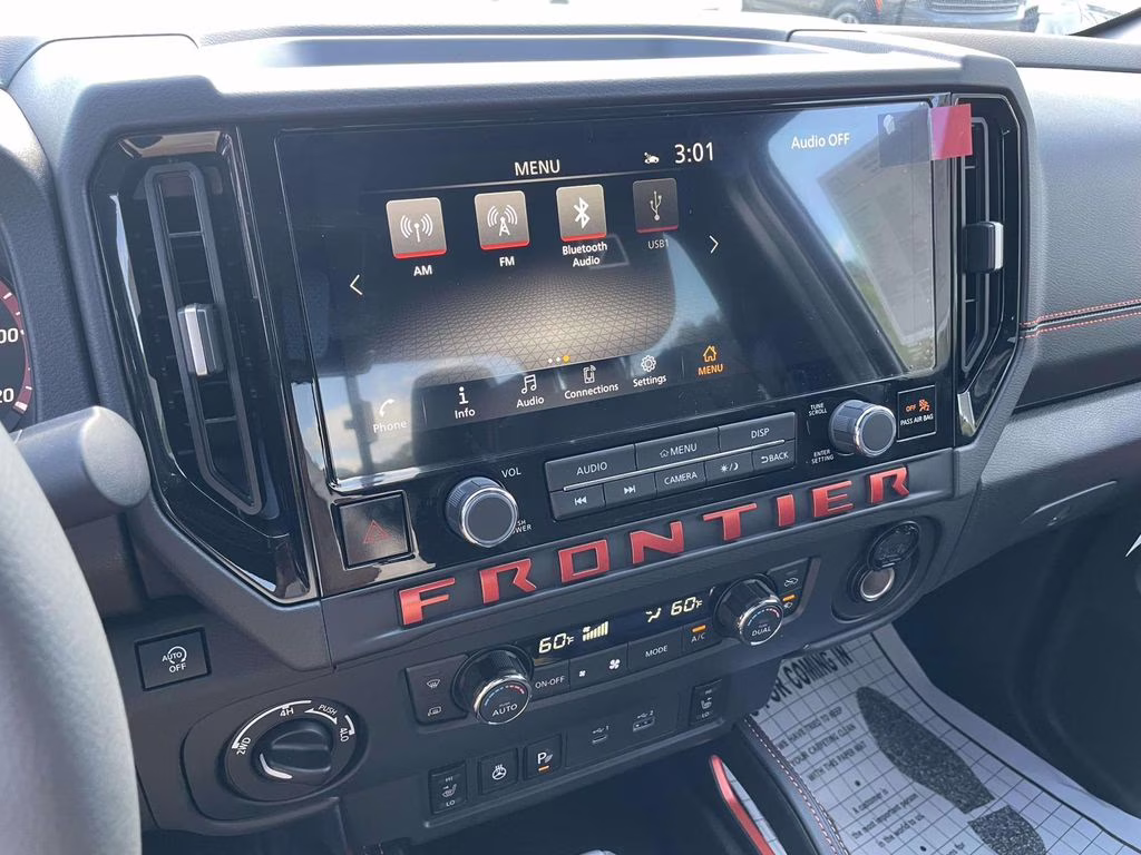 2026 Glacier White Nissan Frontier PRO-4X 4X4 Truck