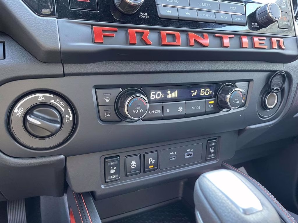 2026 Glacier White Nissan Frontier PRO-4X 4X4 Truck