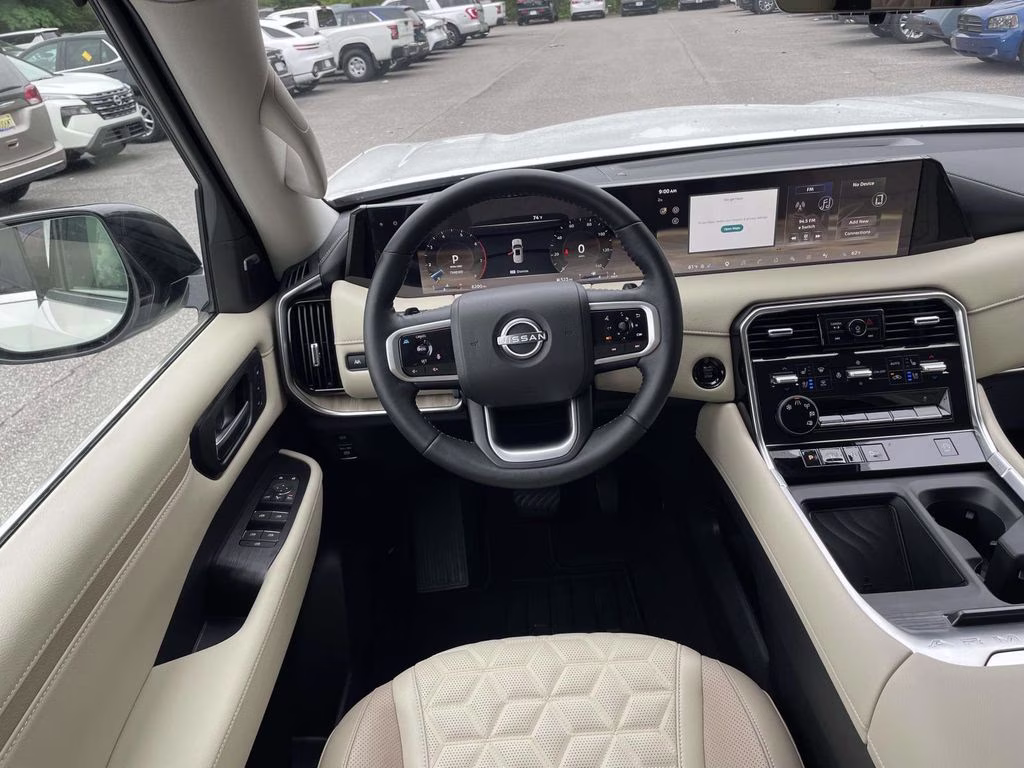 2026 Aspen White Tricoat Nissan Armada Platinum RWD SUV
