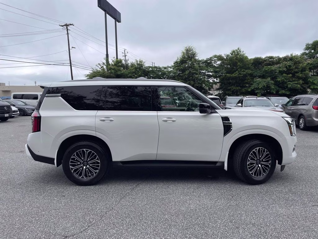 2026 Aspen White Tricoat Nissan Armada Platinum RWD SUV