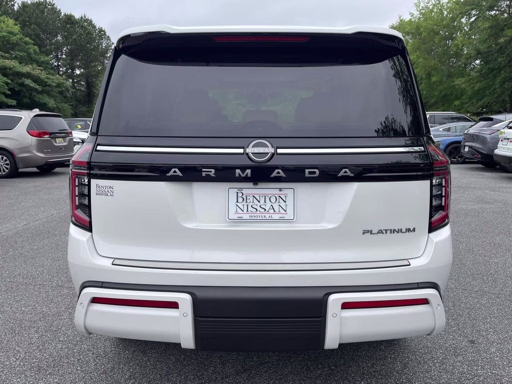 2026 Aspen White Tricoat Nissan Armada Platinum RWD SUV