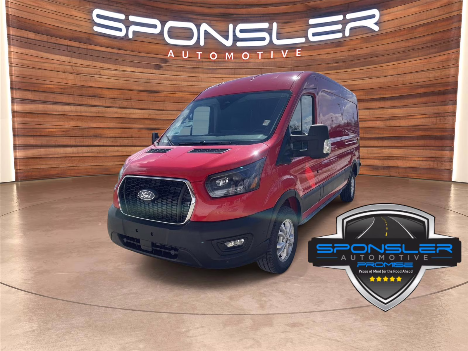 2026 Race Red Ford Transit CARGO VAN RWD Van