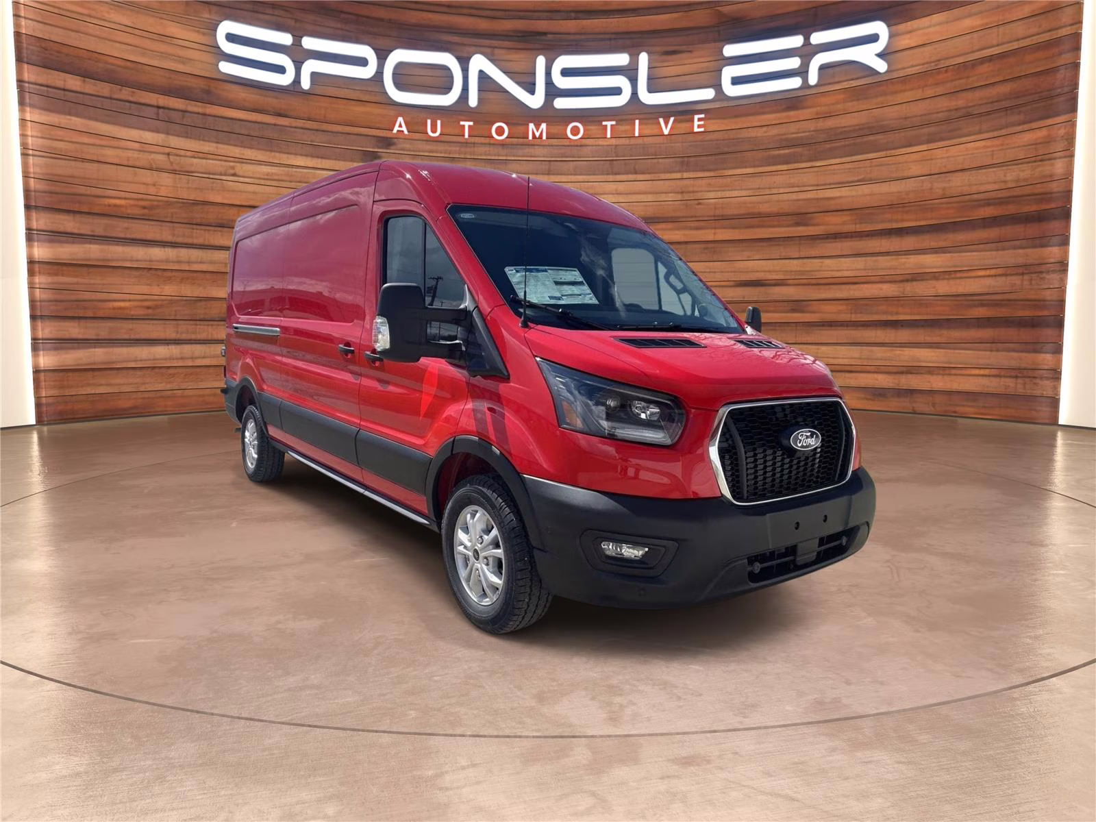 2026 Race Red Ford Transit CARGO VAN RWD Van