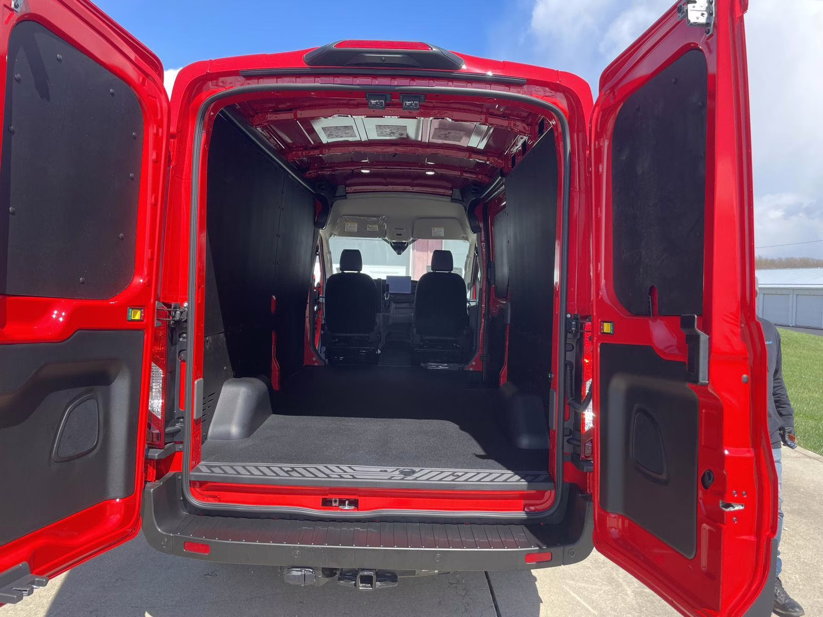 2026 Race Red Ford Transit CARGO VAN RWD Van