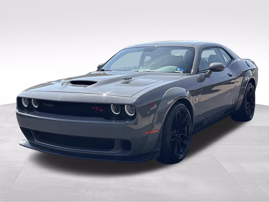2019 Destroyer Gray Clearcoat Dodge Challenger R/T Scat Pack Widebody RWD Coupe