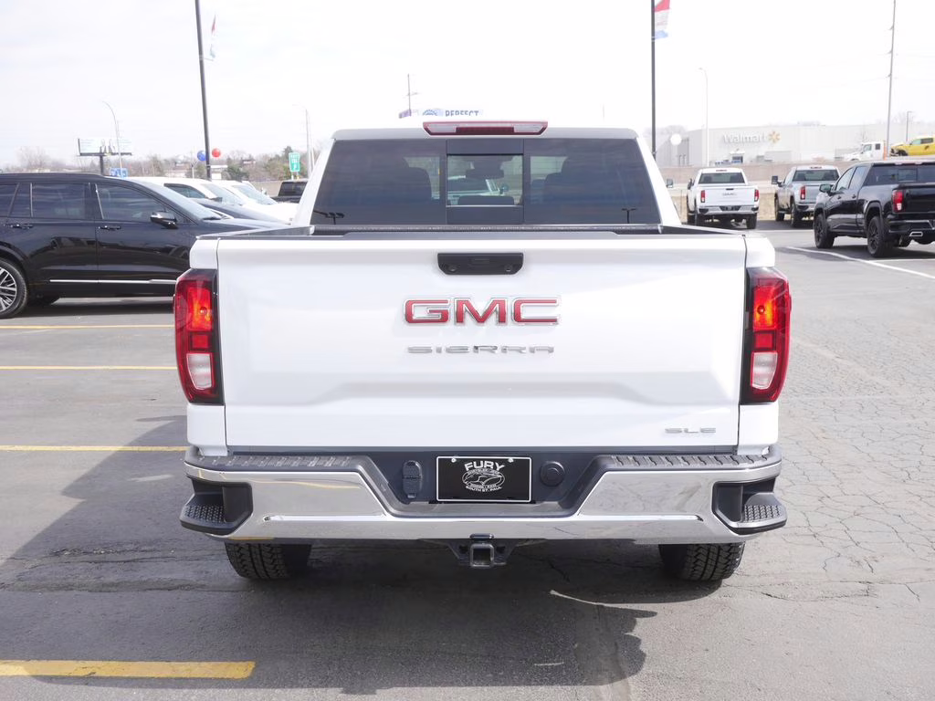 2024 Summit White GMC Sierra 1500 SLE 4X4 Truck