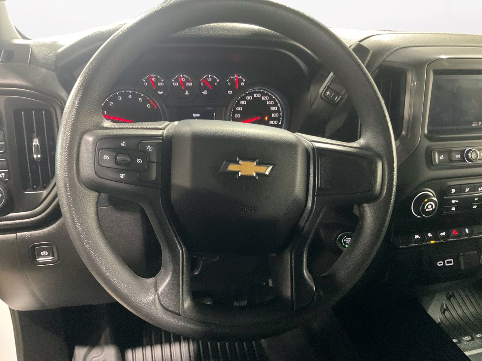 2024 Summit White Chevrolet Silverado 1500 WT 4X4 Truck