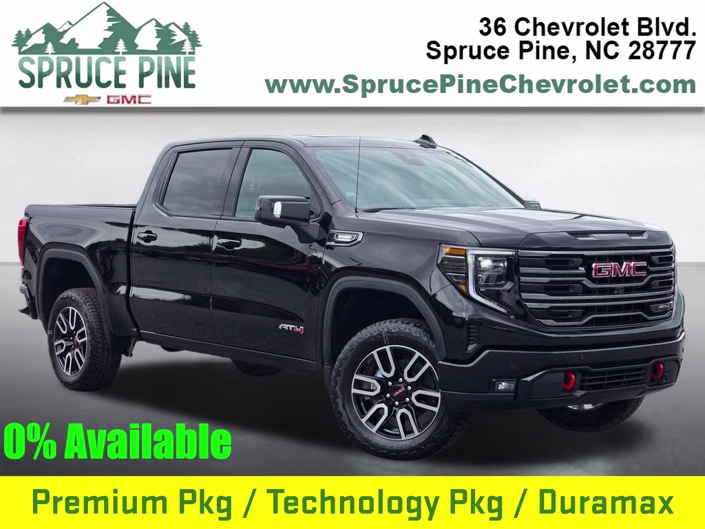 2026 Onyx Black GMC Sierra 1500 AT4 4X4 Truck