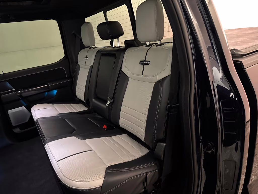 2025 Antimatter Blue Metallic Ford F-150 Lightning Platinum AWD Truck