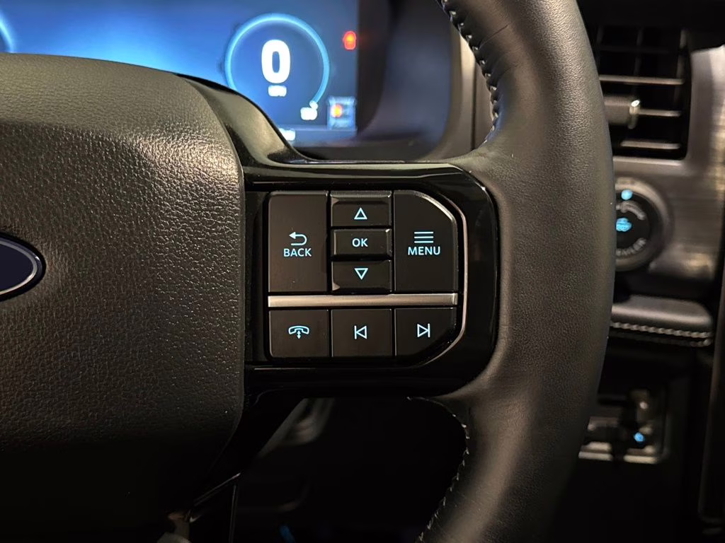 2025 Antimatter Blue Metallic Ford F-150 Lightning Platinum AWD Truck