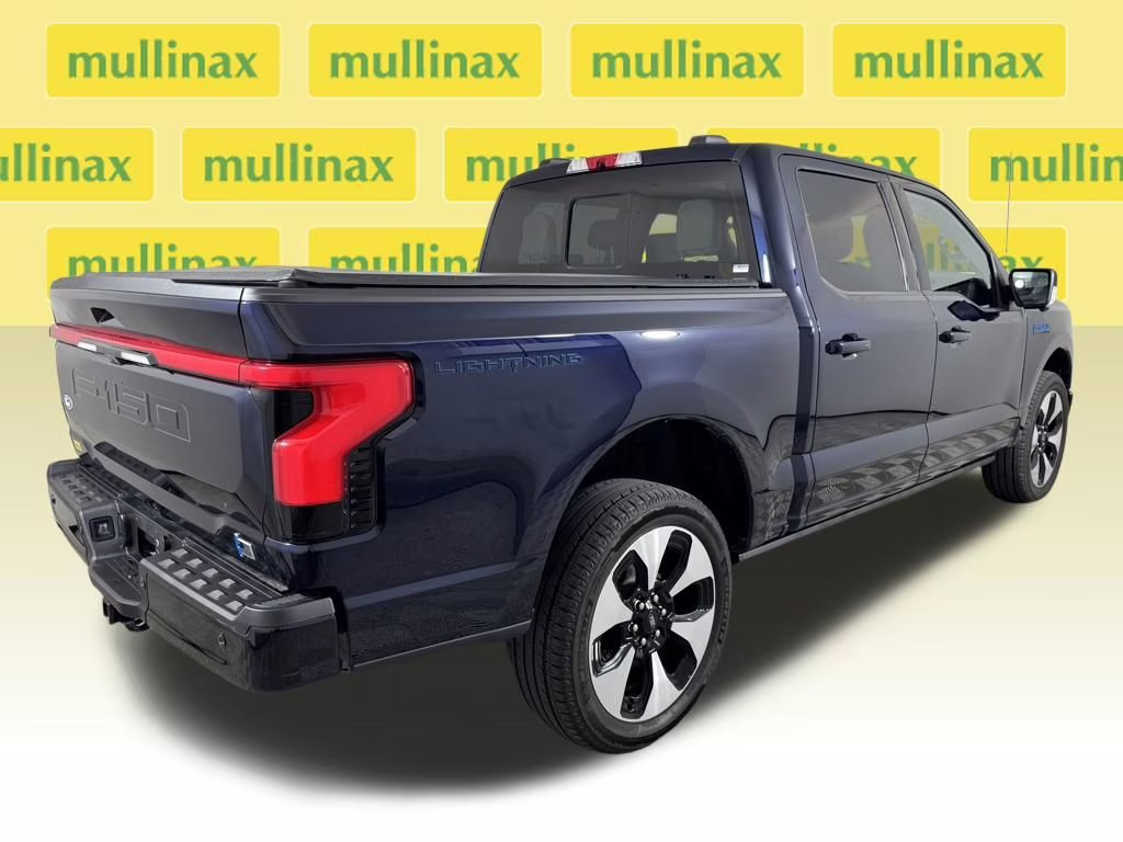 2025 Antimatter Blue Metallic Ford F-150 Lightning Platinum AWD Truck