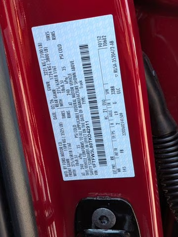 2026 Ruby Red Ford F-150 XLT 4X4 Truck