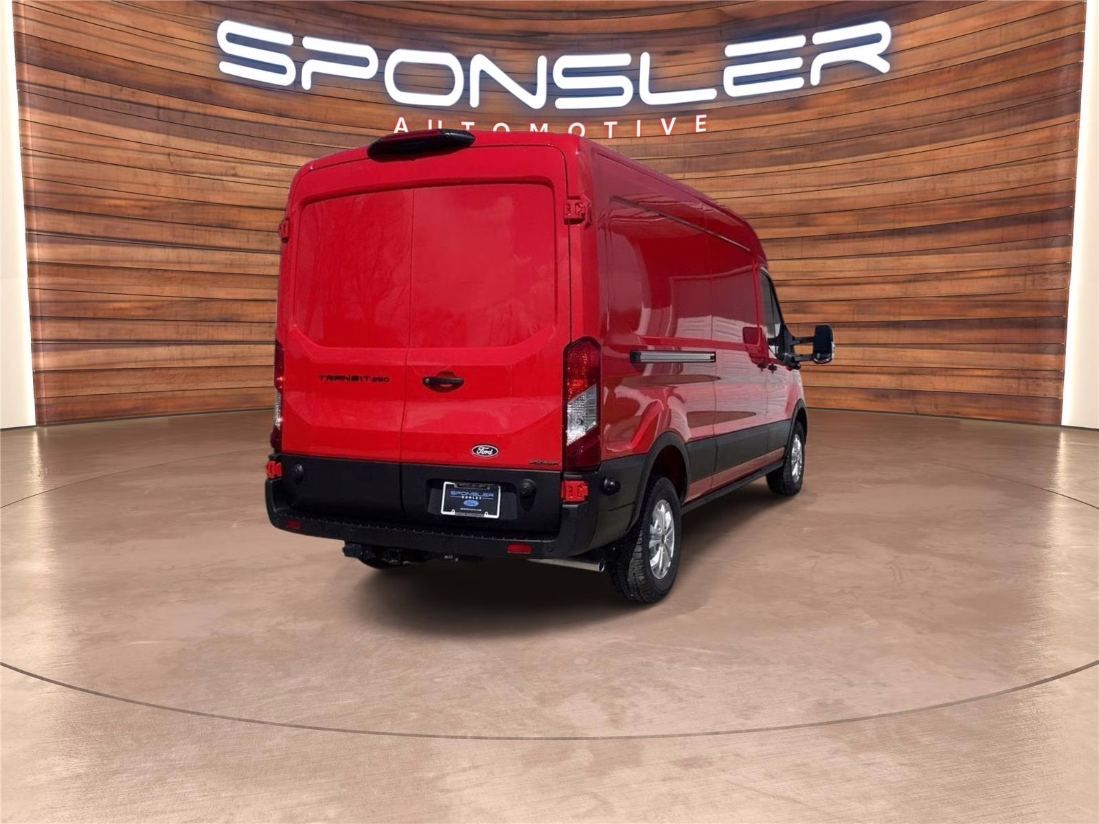 2026 Race Red Ford Transit 250 RWD Van