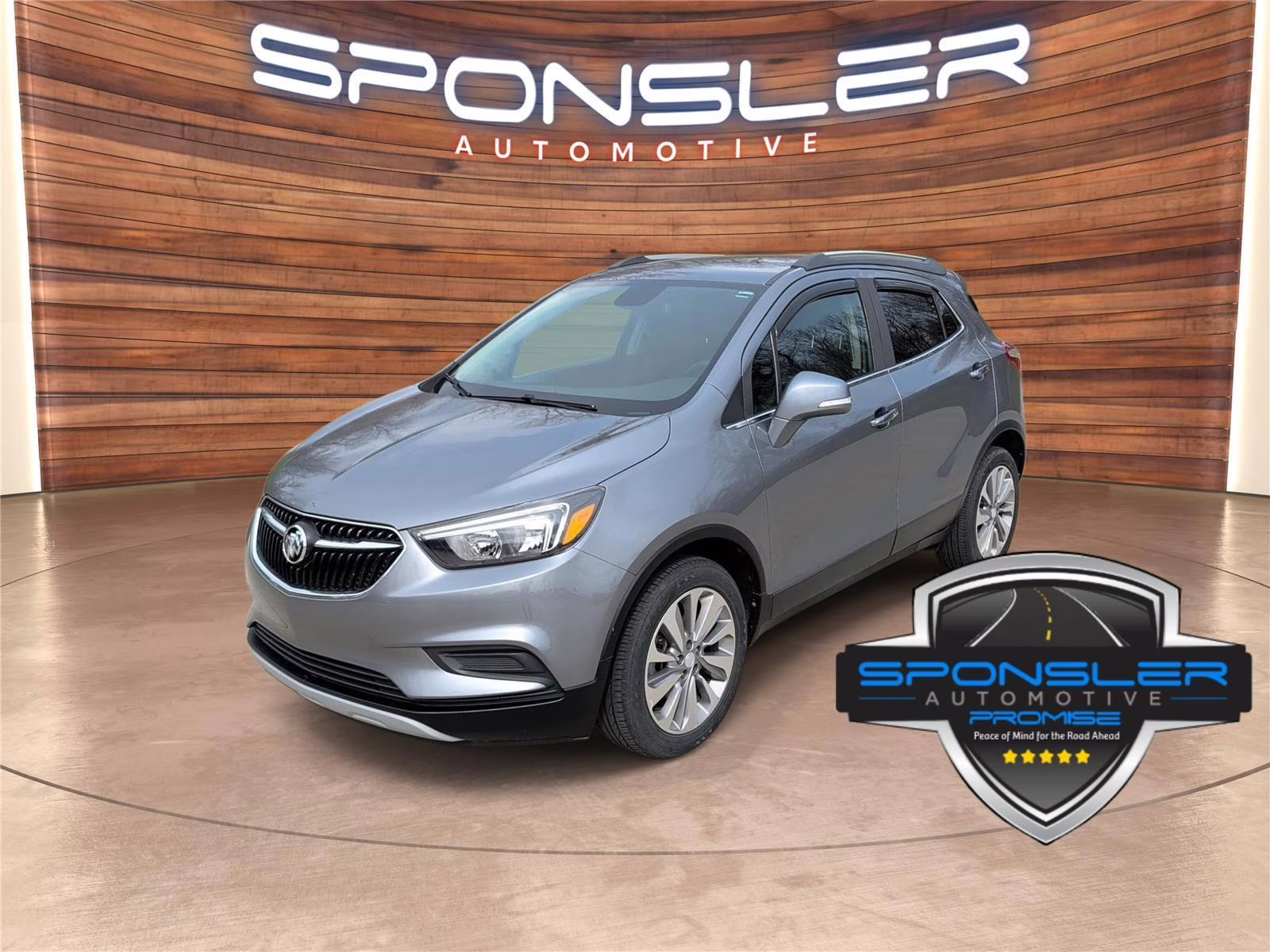 2019 Satin Steel Metallic Buick Encore Preferred FWD SUV