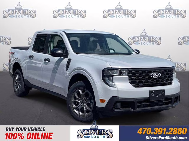 2025 White Metallic Ford Maverick XLT AWD Truck