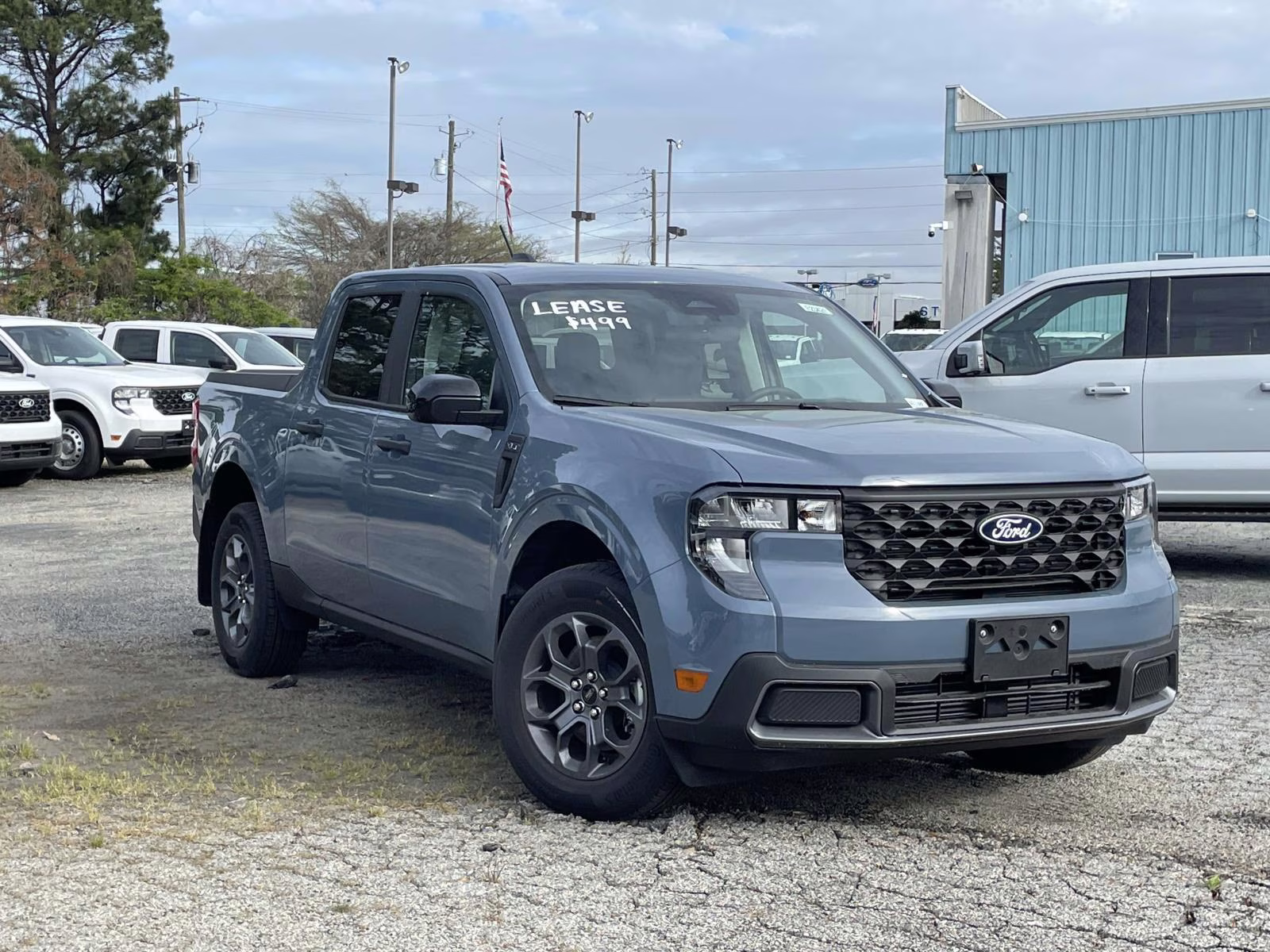 2025 Azure Gray Metallic Ford Maverick XLT AWD Truck