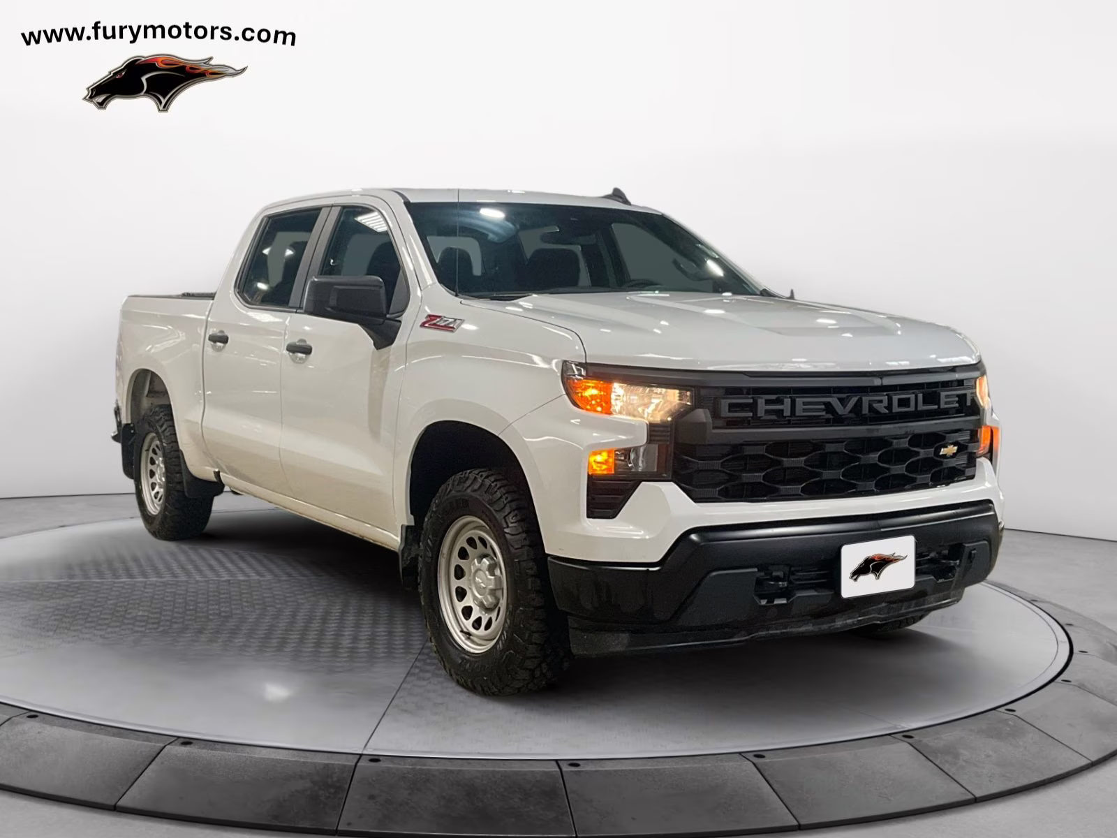 2024 Summit White Chevrolet Silverado 1500 WT 4X4 Truck