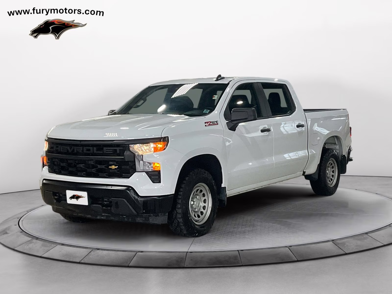 2024 Summit White Chevrolet Silverado 1500 WT 4X4 Truck