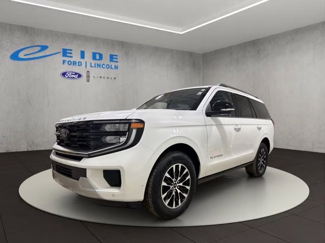 2025 Star White Metallic Tri-Coat Ford Expedition Platinum 4X4 SUV
