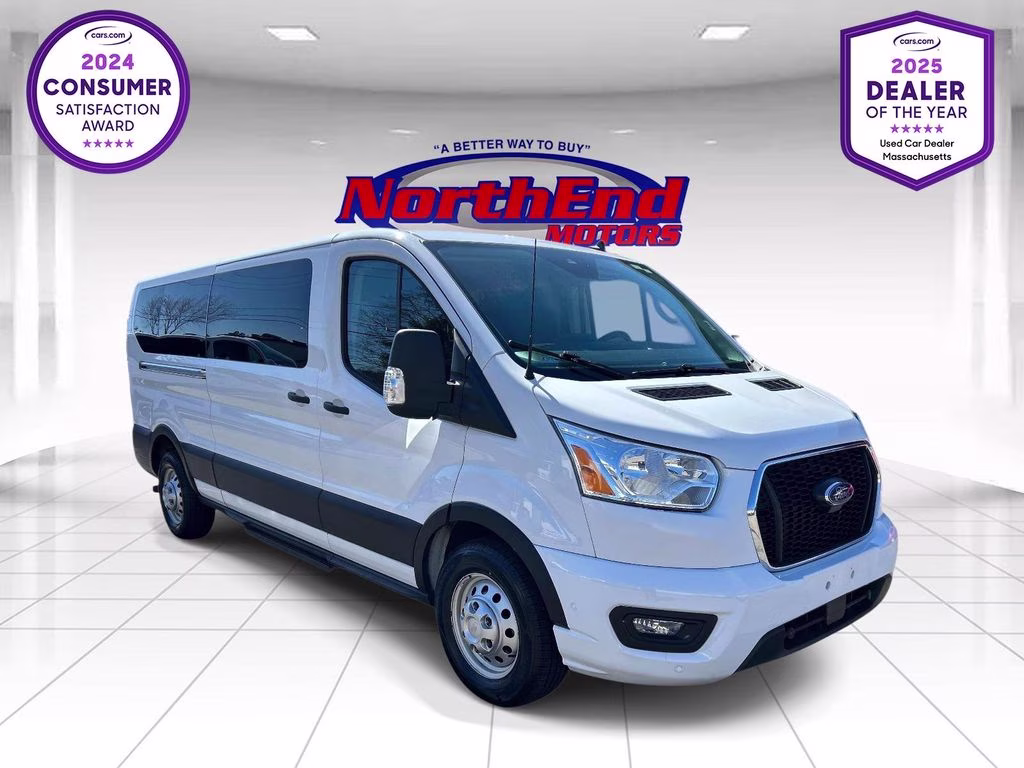 2022 Oxford White Ford Transit-350 XLT AWD Crossover
