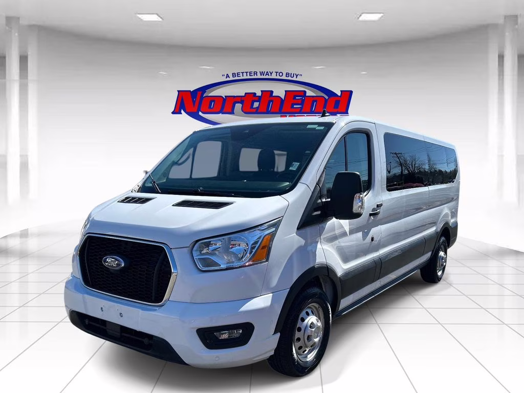 2022 Oxford White Ford Transit-350 XLT AWD Crossover