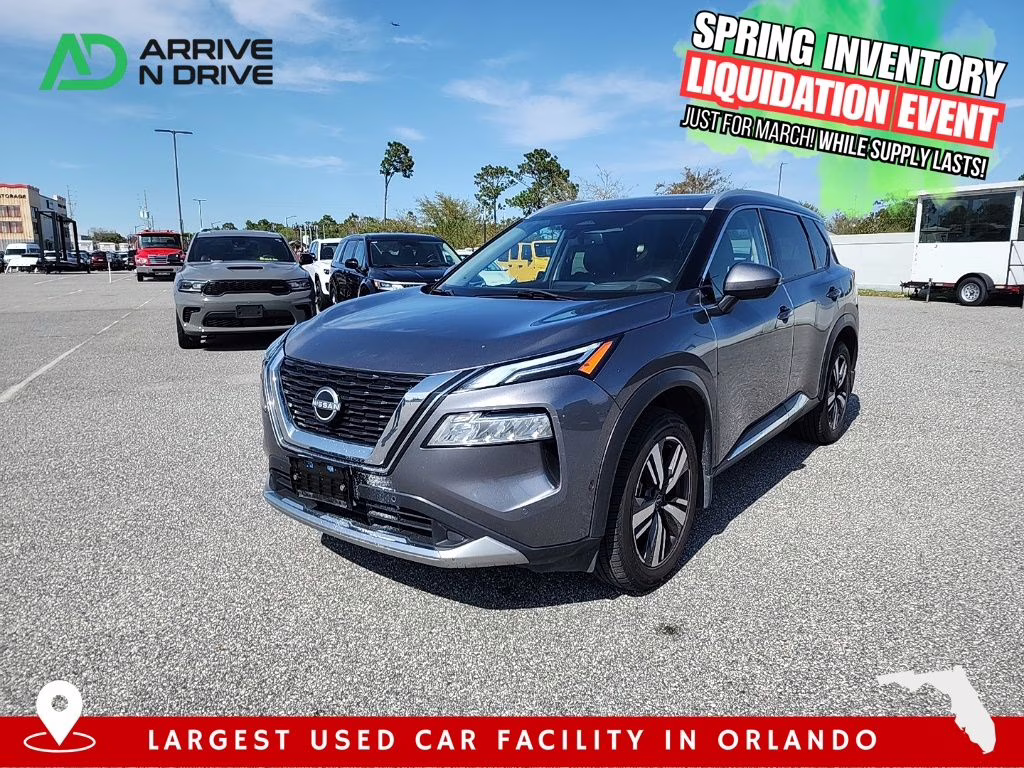 2023 Boulder Gray Pearl Nissan Rogue Platinum AWD SUV