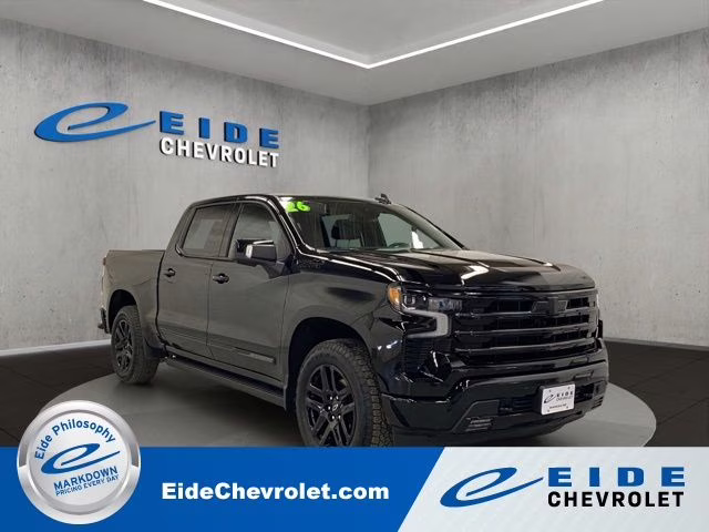2026 Black Chevrolet Silverado 1500 High Country 4X4 Truck