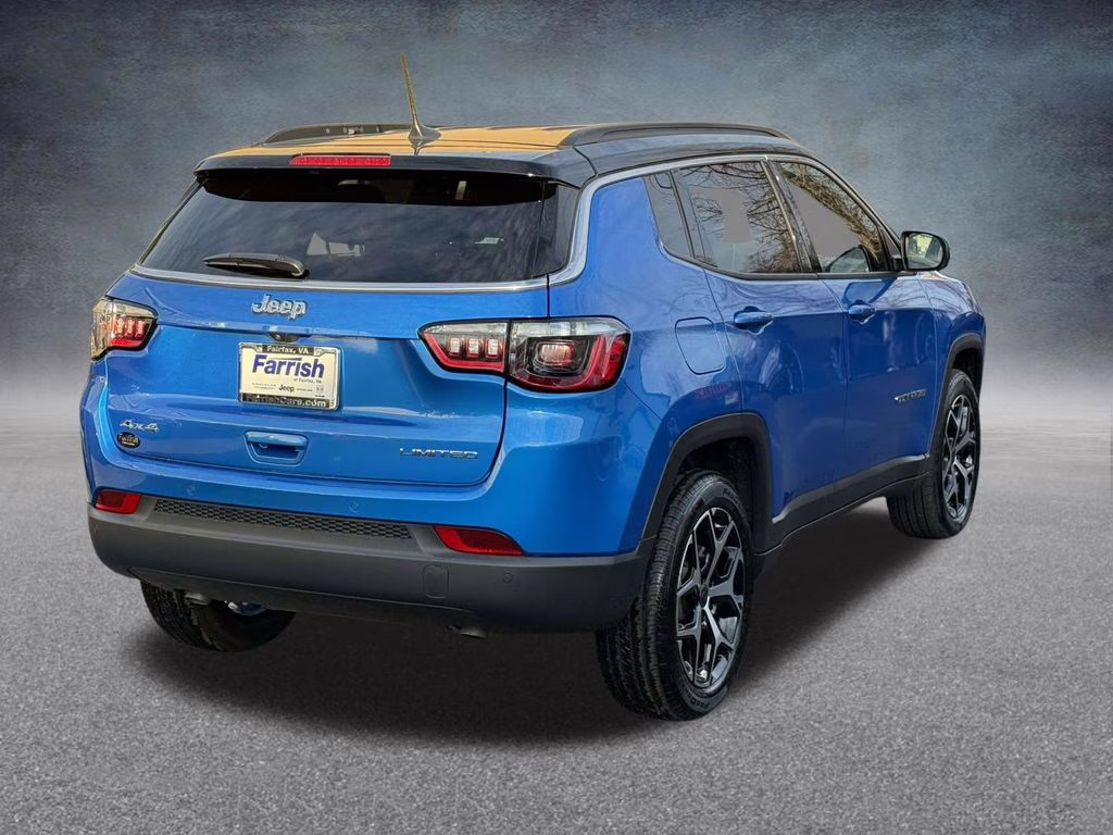 2025 Hydro Blue Pearlcoat Jeep Compass Limited 4X4 SUV