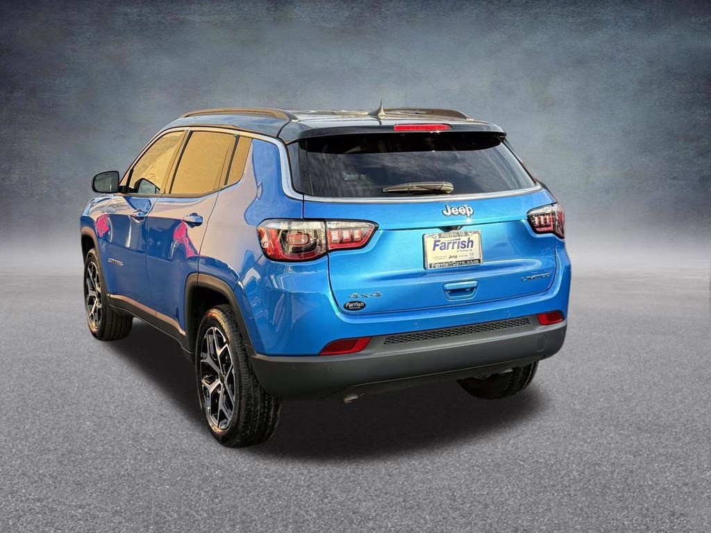 2025 Hydro Blue Pearlcoat Jeep Compass Limited 4X4 SUV