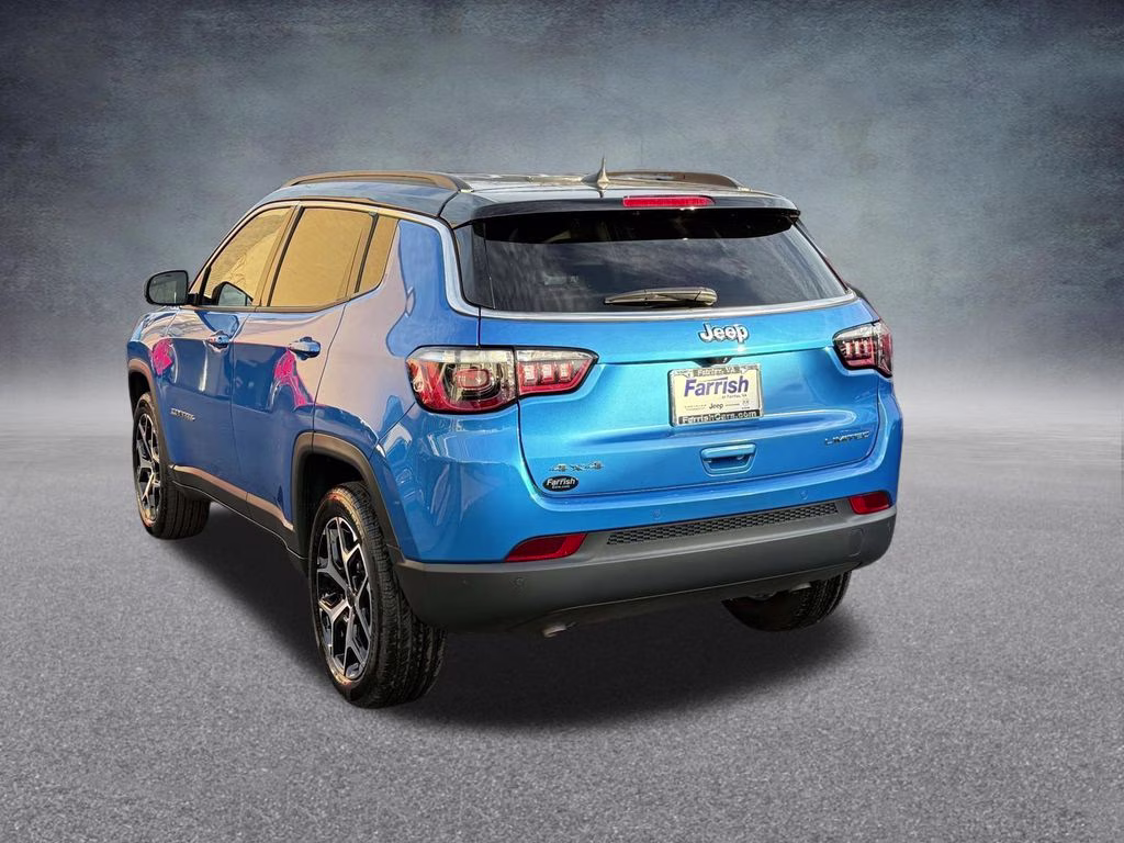 2025 Hydro Blue Pearlcoat Jeep Compass Limited 4X4 SUV