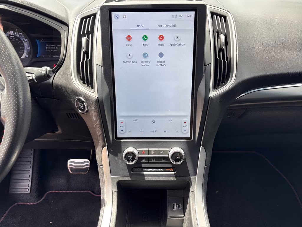 2024 White Metallic Ford Edge ST Line AWD SUV
