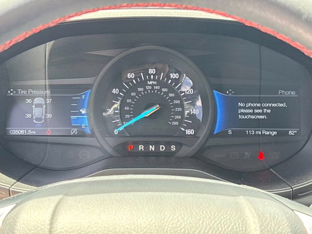 2024 White Metallic Ford Edge ST Line AWD SUV