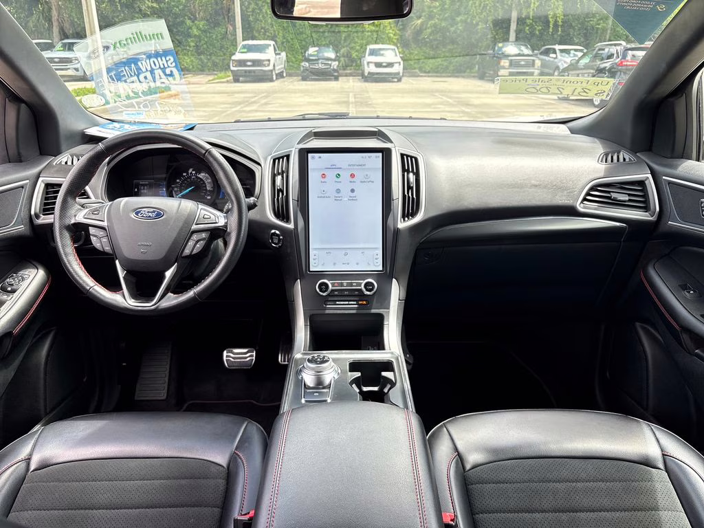 2024 White Metallic Ford Edge ST Line AWD SUV