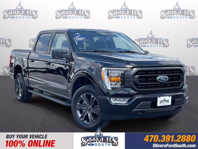 2023 Agate Black Metallic Ford F-150 XLT 4X4 Truck