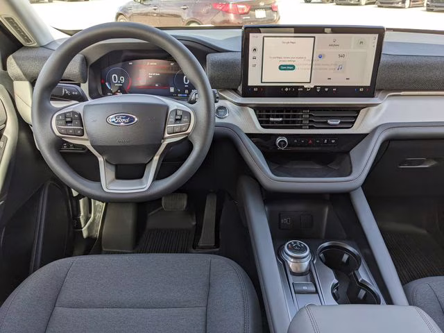 2026 Star White Metallic Tri-Coat Ford Explorer Active RWD SUV