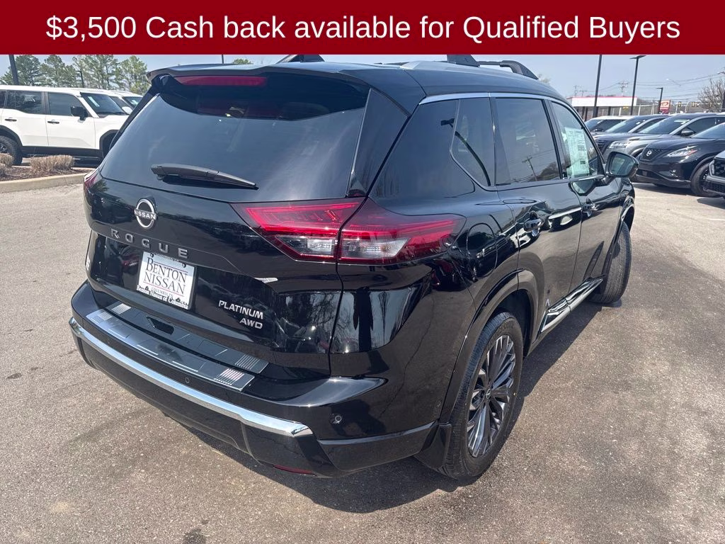 2026 Super Black Nissan Rogue Platinum AWD SUV