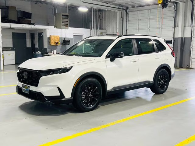 2026 Platinum White Pearl Honda CR-V Hybrid Sport FWD SUV