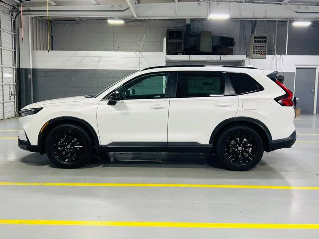 2026 Platinum White Pearl Honda CR-V Hybrid Sport FWD SUV